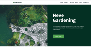 Website Design website design idea for gardening business